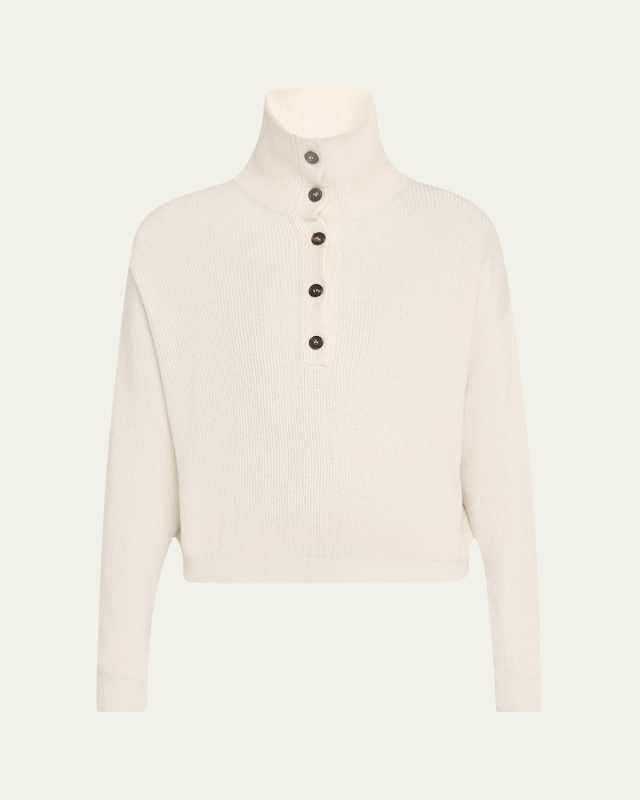 Bright Vanise Sparkling Cotton Polo Sweat
